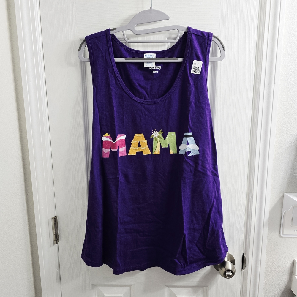 Disney Purple Graphic Tank Top